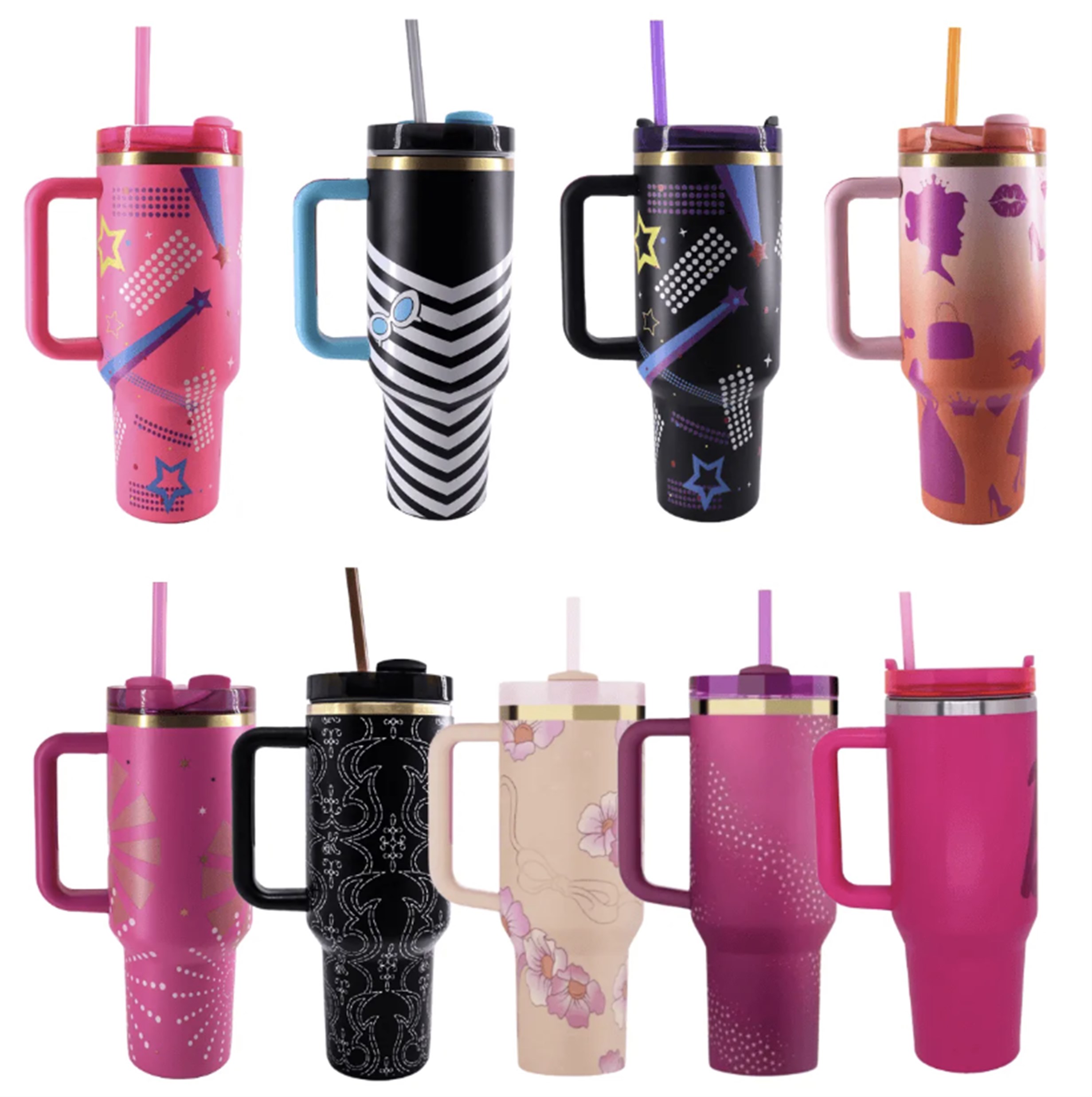 COPO TÉRMICO 1.2LT MUNDO ROSA